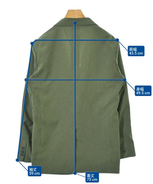 Needles（ニードルス）テーラードジャケット 緑 サイズ:XS メンズ/2200672643019