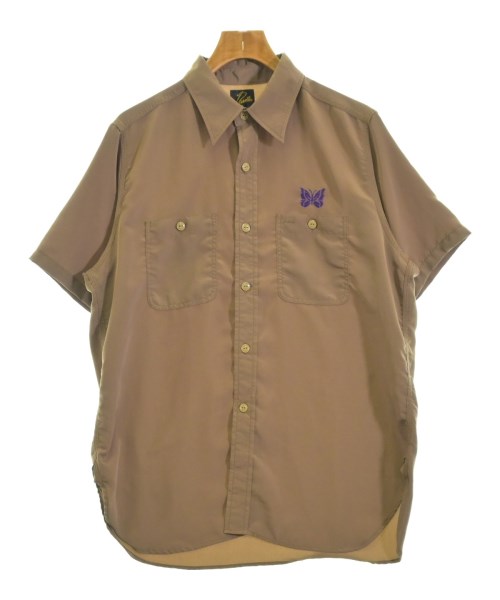 Needles(ニードルス)カジュアルシャツ 茶 サイズ:M/2200672856075