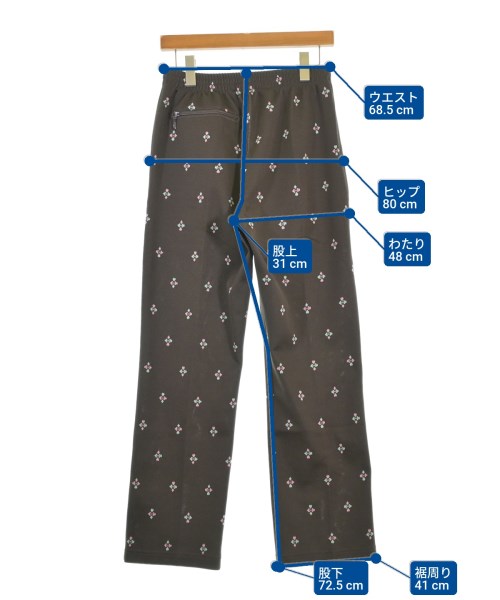 Needles（ニードルス）スウェットパンツ 茶 サイズ:XS メンズ/2200674250017