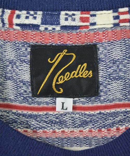 Needles（ニードルス）Tシャツ・カットソー 紺 サイズ:L メンズ/2200694174263
