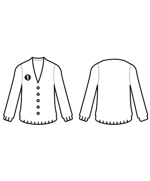 Needles（ニードルス）カーディガン 茶 サイズ:XS メンズ/2200654815045