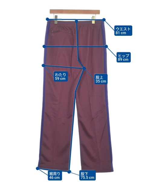 Needles（ニードルス）スウェットパンツ 赤 サイズ:M メンズ/2200658453144