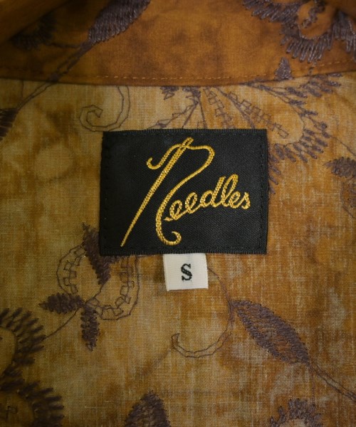 Needles（ニードルス）カジュアルシャツ 茶 サイズ:S メンズ/2200711184077