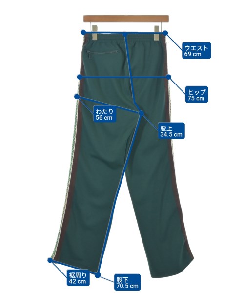 Needles（ニードルス）スウェットパンツ 緑 サイズ:XS メンズ/2200711223011