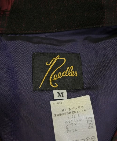 Needles（ニードルス）カジュアルシャツ 赤 サイズ:M メンズ/2200718848033
