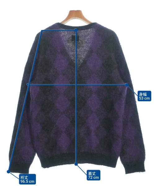 Needles（ニードルス）カーディガン 紫 サイズ:M メンズ/2200650673014