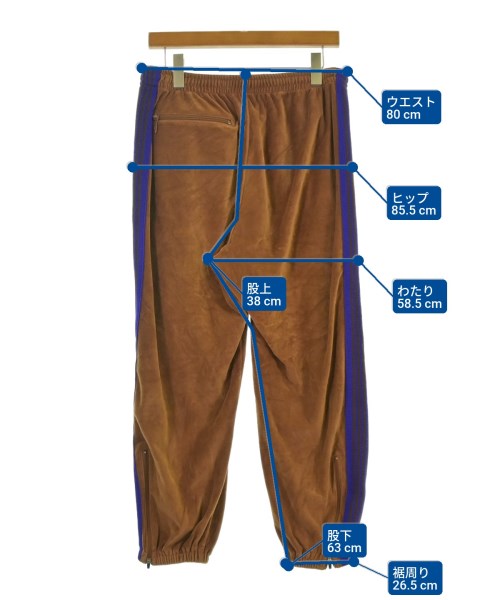 Needles（ニードルス）スウェットパンツ 茶 サイズ:S メンズ/2200641228018