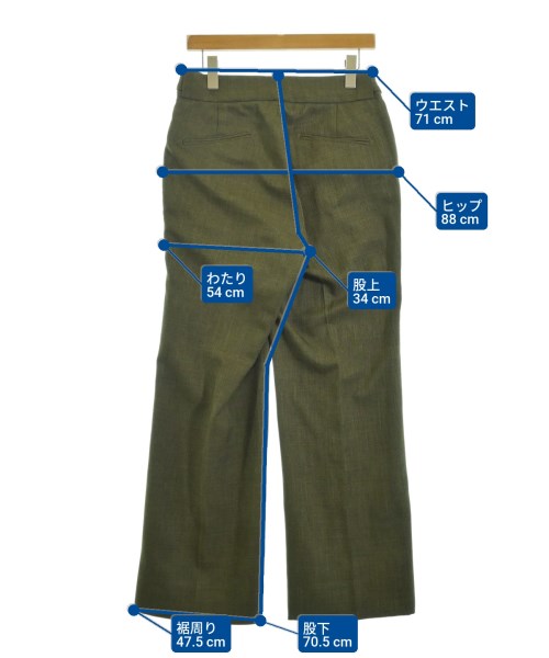 Needles（ニードルス）スラックス カーキ サイズ:S メンズ/2200653351049