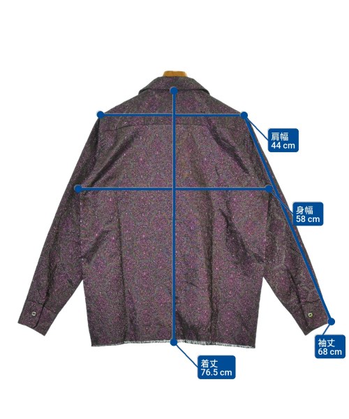 Needles（ニードルス）カジュアルシャツ 紫 サイズ:S メンズ/2200653550145