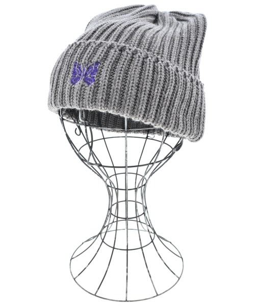 Needles(ニードルス)ニットキャップ・ビーニー グレー サイズ:-/2200647836156