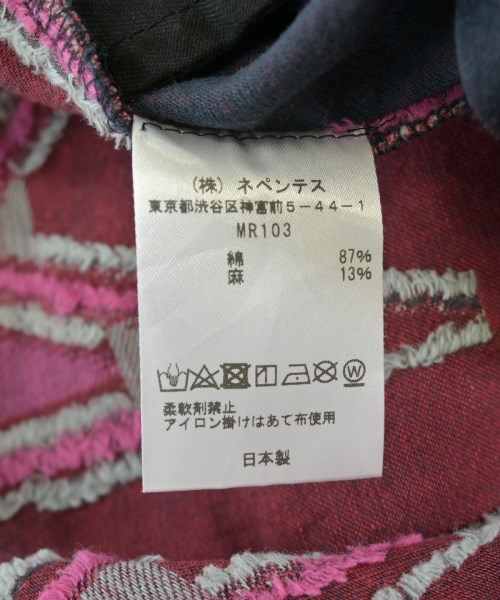 Needles（ニードルス）ショートパンツ 赤 サイズ:M メンズ/2200704893085