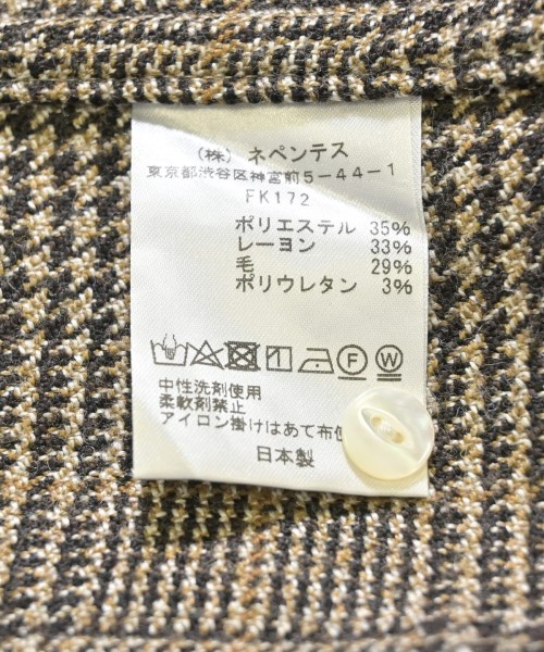 Needles（ニードルス）カジュアルシャツ 茶 サイズ:S メンズ/2200666999016