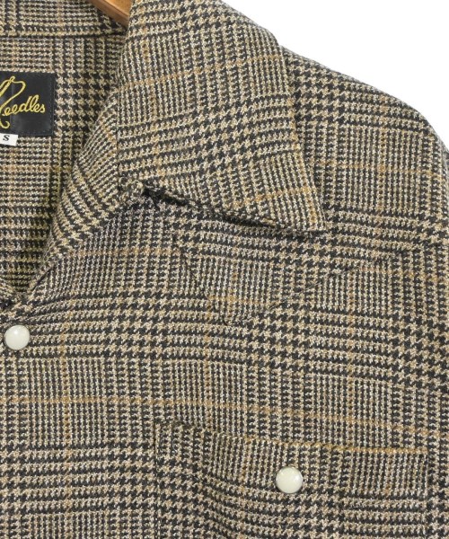 Needles（ニードルス）カジュアルシャツ 茶 サイズ:S メンズ/2200666999016