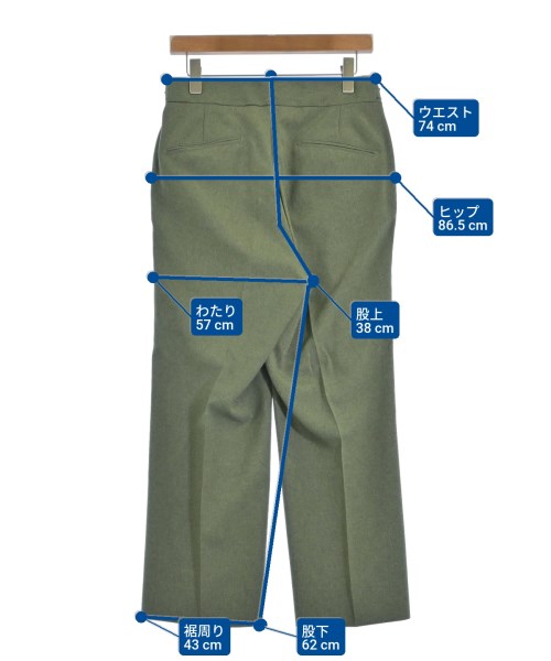 Needles（ニードルス）スラックス 緑 サイズ:S メンズ/2200669920208