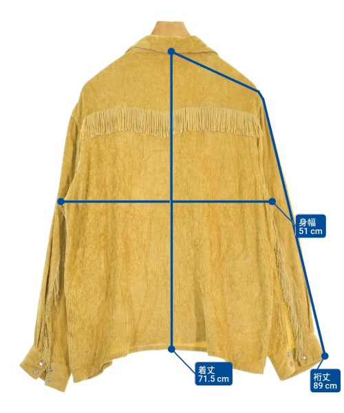 Needles（ニードルス）カジュアルシャツ 黄 サイズ:M メンズ/2200671126117