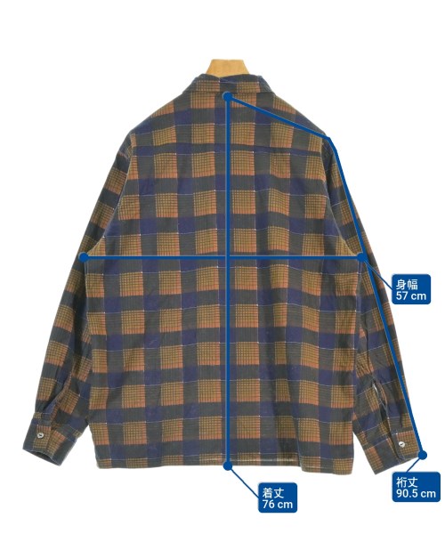 Needles（ニードルス）カジュアルシャツ 紺 サイズ:M メンズ/2200671126124