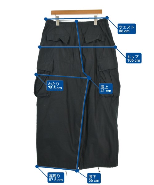 Needles（ニードルス）カーゴパンツ 黒 サイズ:L メンズ/2200672006142