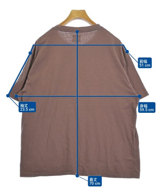 Needles（ニードルス）Tシャツ・カットソー 茶 サイズ:XL メンズ/2200721214405