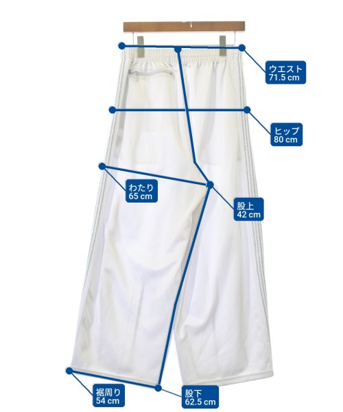 Needles（ニードルス）スウェットパンツ 白 サイズ:XS メンズ/2200685622186