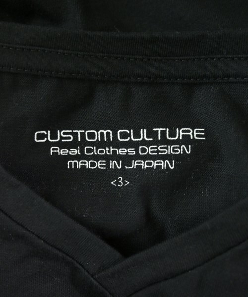 CUSTOM CULTURE（カスタム　カルチャー）Tシャツ・カットソー 黒 サイズ:3(L位) メンズ/2200695782030