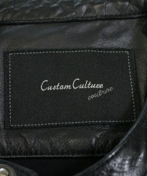 CUSTOM CULTURE（カスタム　カルチャー）ライダース 黒 サイズ:2(M位) メンズ/2200663442027