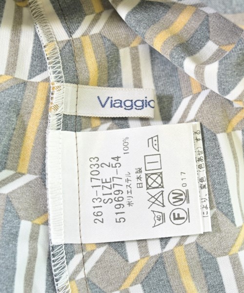 Viaggio Blu（ヴィアッジョ　ブル）ブラウス 茶 サイズ:2(M位) レディース/2200624152217