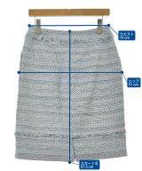 Viaggio Blu（ヴィアッジョ　ブル）ひざ丈スカート 青 サイズ:3(L位) レディース/2200643332096