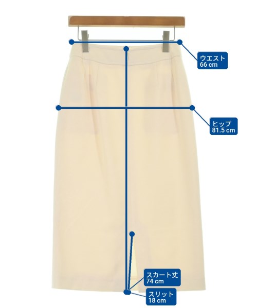 Ballsey（ボールジー）ロング・マキシ丈スカート 白 サイズ:36(M位) レディース/2200621382044