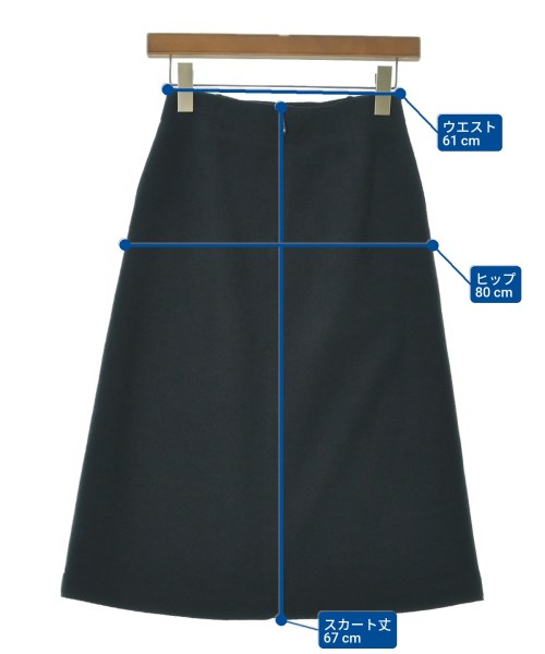 Ballsey（ボールジー）ひざ丈スカート 紺 サイズ:32(XS位) レディース/2200621848106