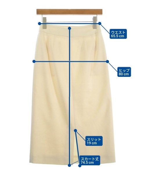 Ballsey（ボールジー）ロング・マキシ丈スカート 白 サイズ:34(S位) レディース/2200622853024