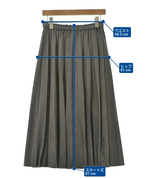 Ballsey（ボールジー）ロング・マキシ丈スカート グレー サイズ:36(M位) レディース/2200636048034