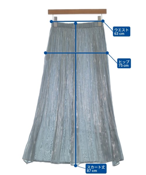 Ballsey（ボールジー）ロング・マキシ丈スカート 青 サイズ:34(S位) レディース/2200623180020