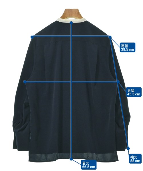 Ballsey（ボールジー）ブラウス 紺 サイズ:36(M位) レディース/2200636372023