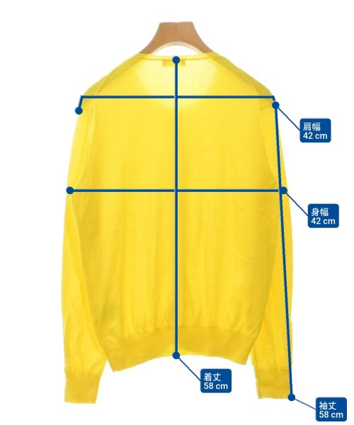 Ballsey（ボールジー）ニット・セーター 黄 サイズ:M レディース/2200620252034