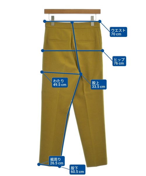 Ballsey（ボールジー）スラックス 黄 サイズ:34(S位) レディース/2200626038069