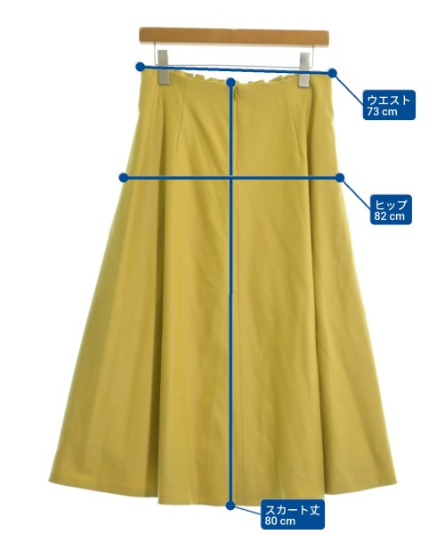 Ballsey（ボールジー）ロング・マキシ丈スカート 黄 サイズ:36(M位) レディース/2200635582133
