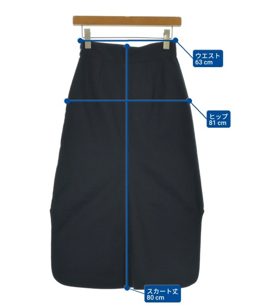 BACCA（バッカ）ロング・マキシ丈スカート 紺 サイズ:34(XS位) レディース/2200628720092