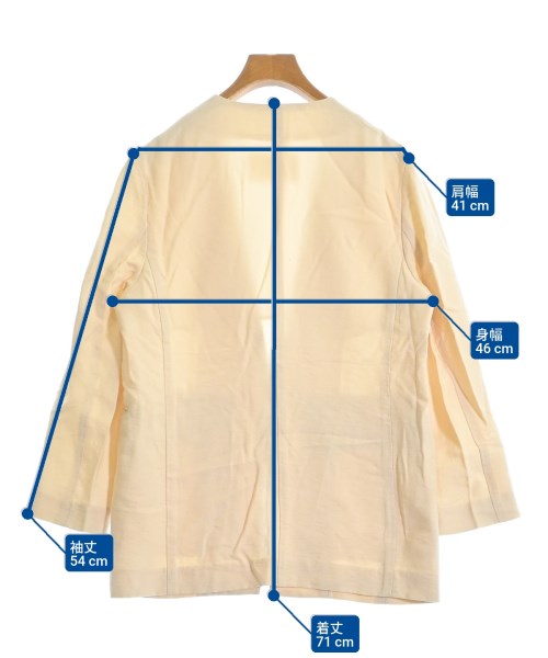 Ballsey（ボールジー）ノーカラージャケット オレンジ サイズ:36(M位) レディース/2200625033027