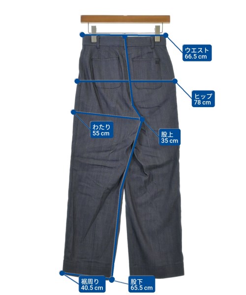 Ballsey（ボールジー）スラックス 紺 サイズ:32(XS位) レディース/2200643221086