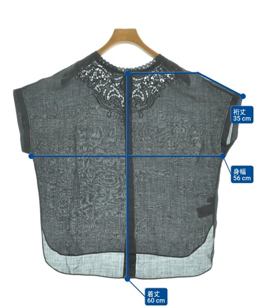 Ballsey（ボールジー）カジュアルシャツ 黒 サイズ:36(M位) レディース/2200644048064