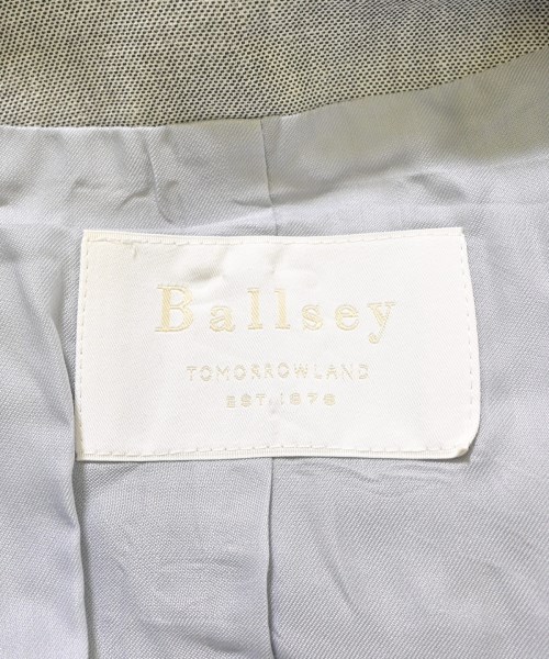 Ballsey（ボールジー）ノーカラージャケット グレー サイズ:36(M位) レディース/2200619534042