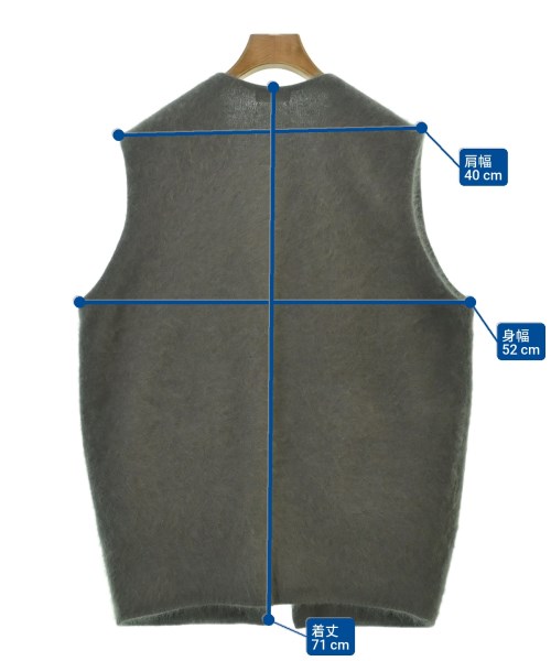 Ballsey（ボールジー）ベスト グレー サイズ:-(M位) レディース/2200622523095