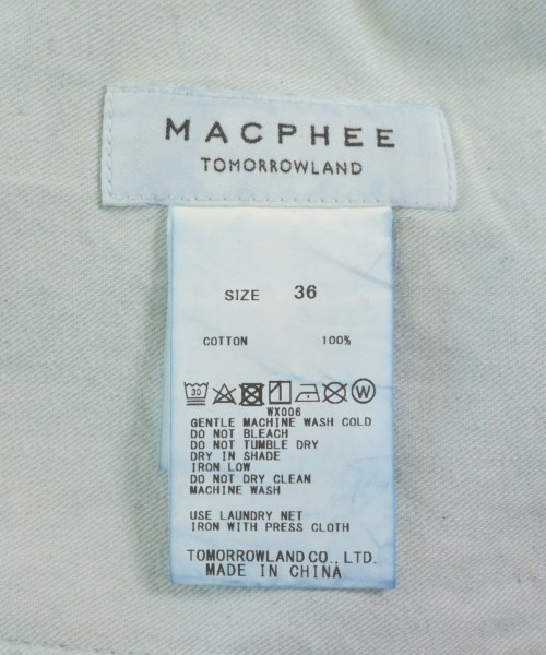 MACPHEE（マカフィー）オールインワン/サロペット 紺 サイズ:36(M位) レディース/2200608917016