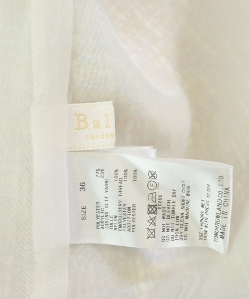 Ballsey（ボールジー）ブラウス 白 サイズ:36(M位) レディース/2200617252030