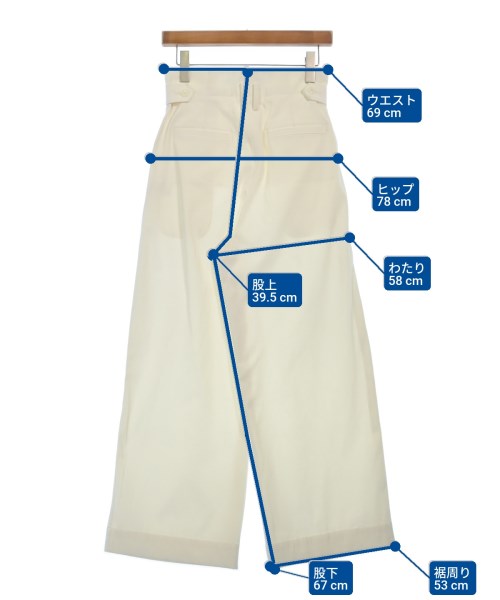 Ballsey（ボールジー）スラックス 白 サイズ:34(S位) レディース/2200613865111