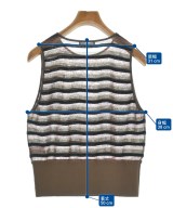 Ballsey（ボールジー）ベスト 茶 サイズ:S レディース/2200613565035