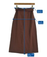 Ballsey（ボールジー）ロング・マキシ丈スカート 茶 サイズ:34(S位) レディース/2200603951039