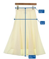 UNITED ARROWS（ユナイテッドアローズ）ロング・マキシ丈スカート 白 サイズ:36(S位) レディース/2200600062011