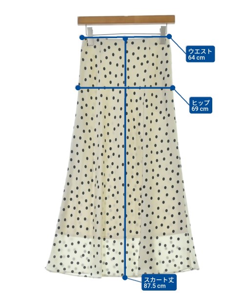 Ballsey（ボールジー）ロング・マキシ丈スカート 白 サイズ:36(M位) レディース/2200672763090