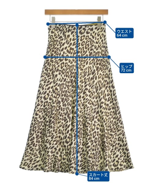 Ballsey（ボールジー）ロング・マキシ丈スカート 黄 サイズ:34(S位) レディース/2200668561075